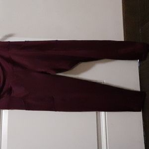 Plum Colored athletic capris